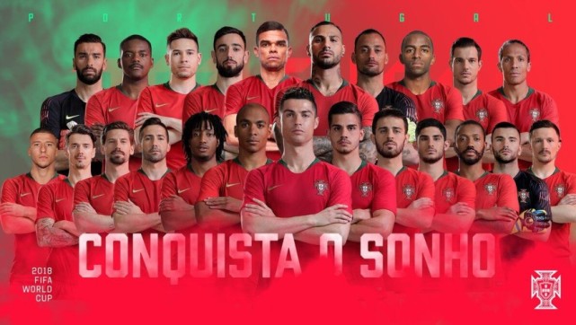 葡萄牙公布世界杯23人名单 C罗领衔 巴萨2将落