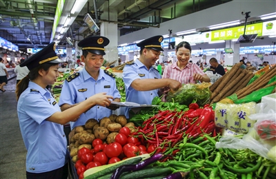 “菜篮子”安心拎