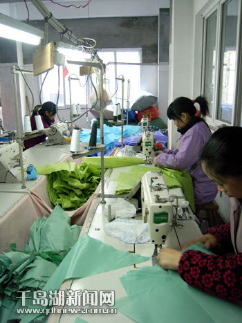 科学发展在基层之十一 千岛湖镇来料加工全面