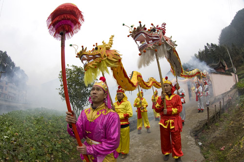 祥龙迎瑞 舞动淳安--春节期间龙主题民俗活动掠