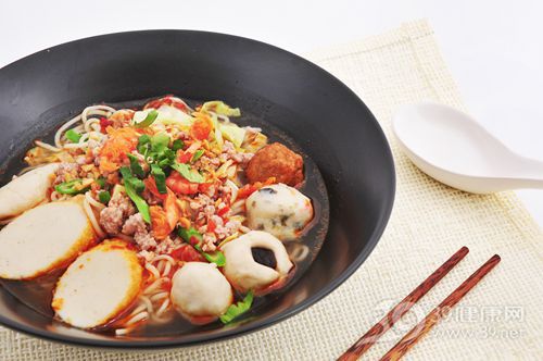 面条 汤面 麻辣 辣椒 鱼丸_12888931_xxl