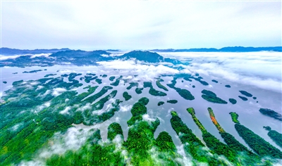 千岛浮翠 一湖烟雨