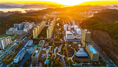 珍珠半岛的落日美景