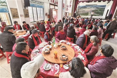 百余老人齐聚首 欢声笑语迎新春 大墅镇大坞村用心用情做好为老服务