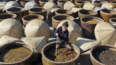 晴日晒酱忙 古法酱香浓