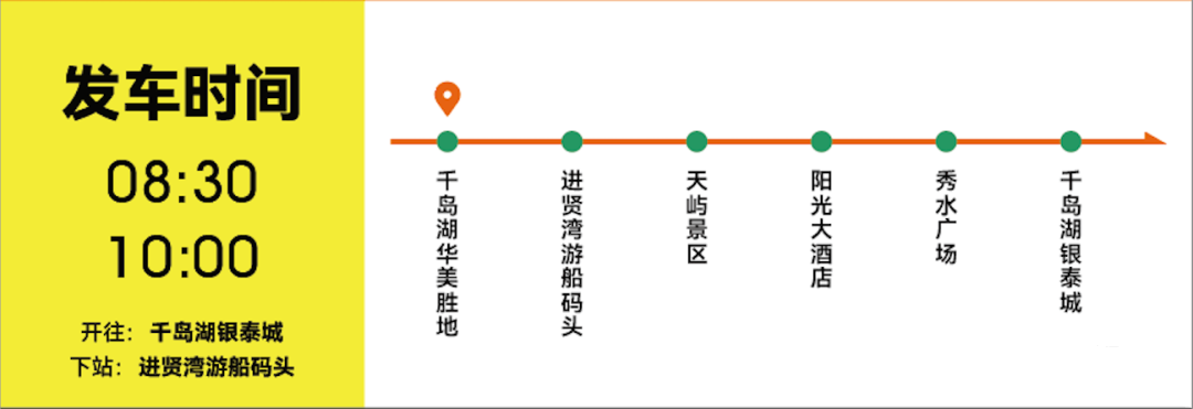 华美胜地→银泰城路线